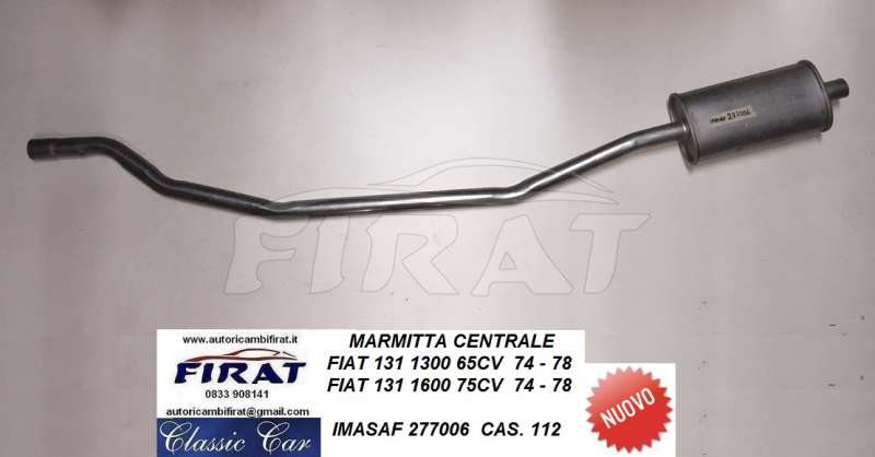 MARMITTA FIAT 131 1300 1600 CENTRALE (277006)